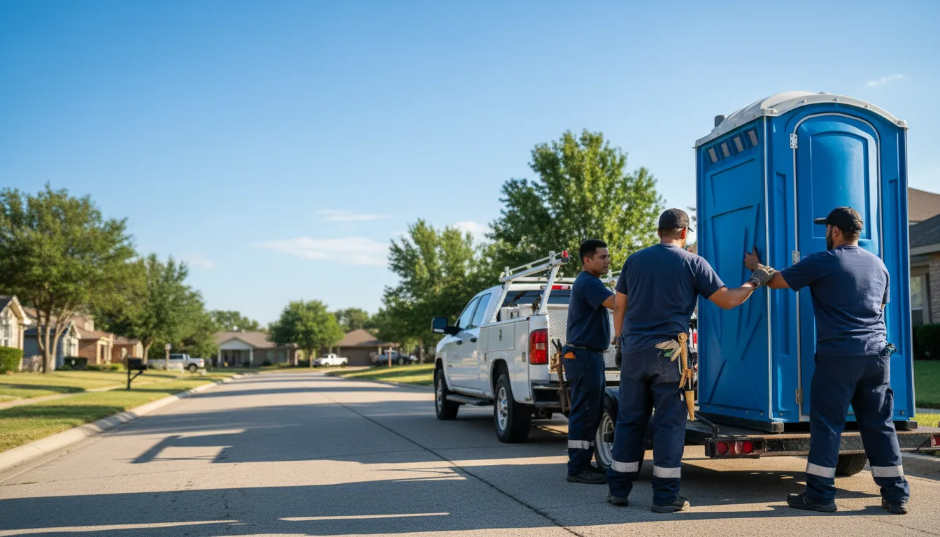 Portable Toilet Rental in Hartshorne, OK near me